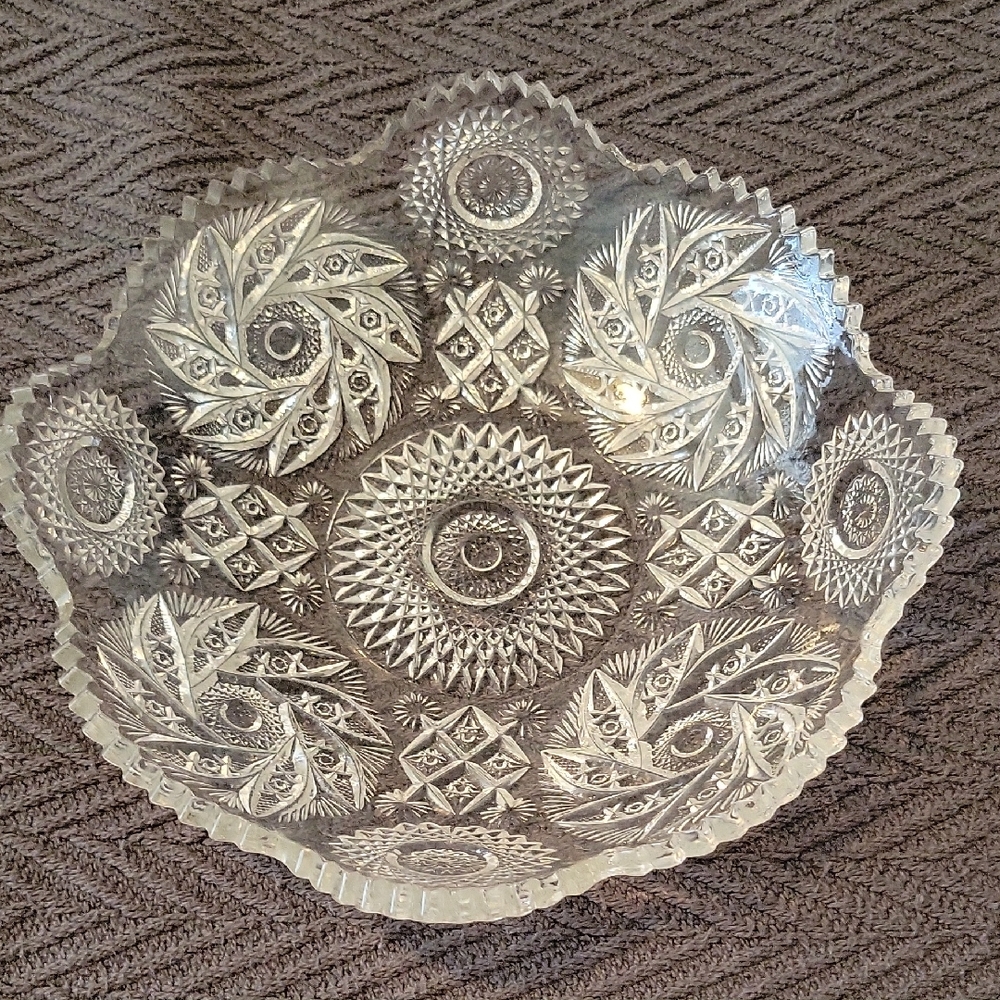 Vintage Imperial Clear Glass Bowl